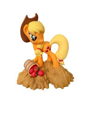 My Little Pony Applejack Figure Piggy Bank Collectible 6"x5" Plastic Hasbro 2010